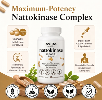 Nattokinase 10,000 FU Complex
